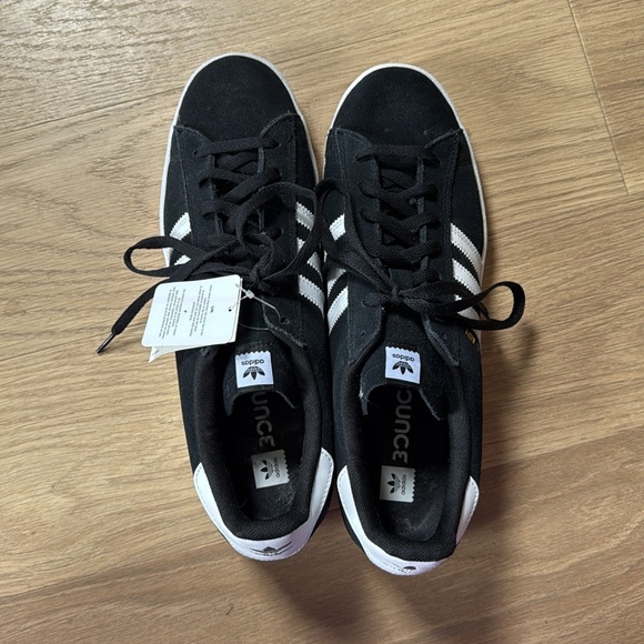 Adidas Campus ADV Black and White Sneakers Classic Design Size 13 NEW! - Picture 6 of 8
